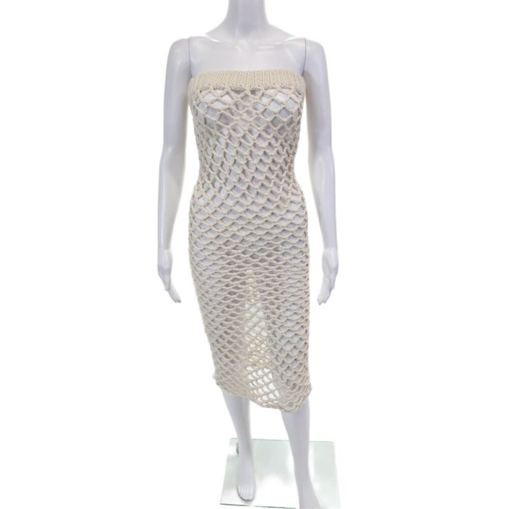 Nia Thomas Womens Mrida Skirt - Cream Size XS